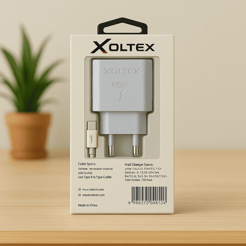 XOLTEX 27W PD Fast Charger &amp; Cable