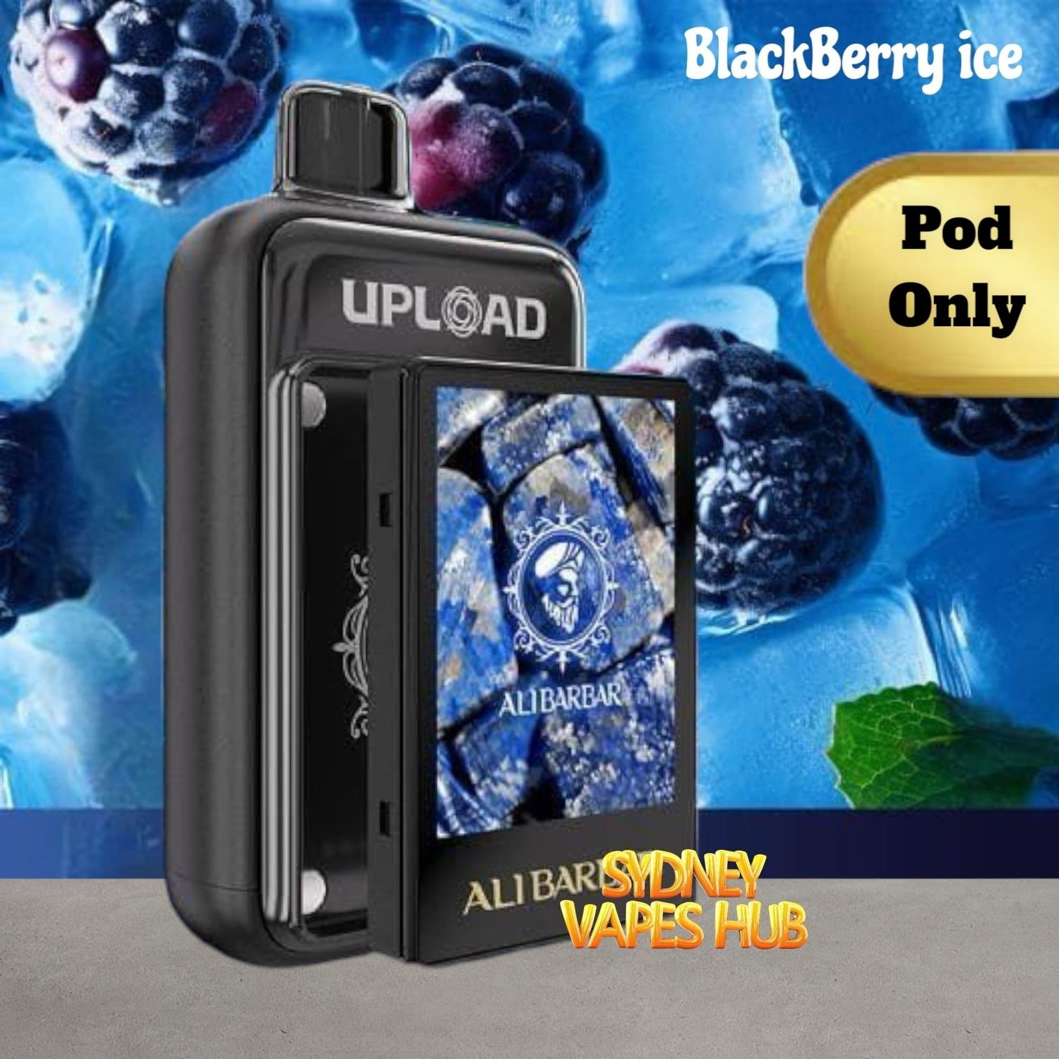 ALIBARBAR 25k - Blackberry Ice - Pod Only