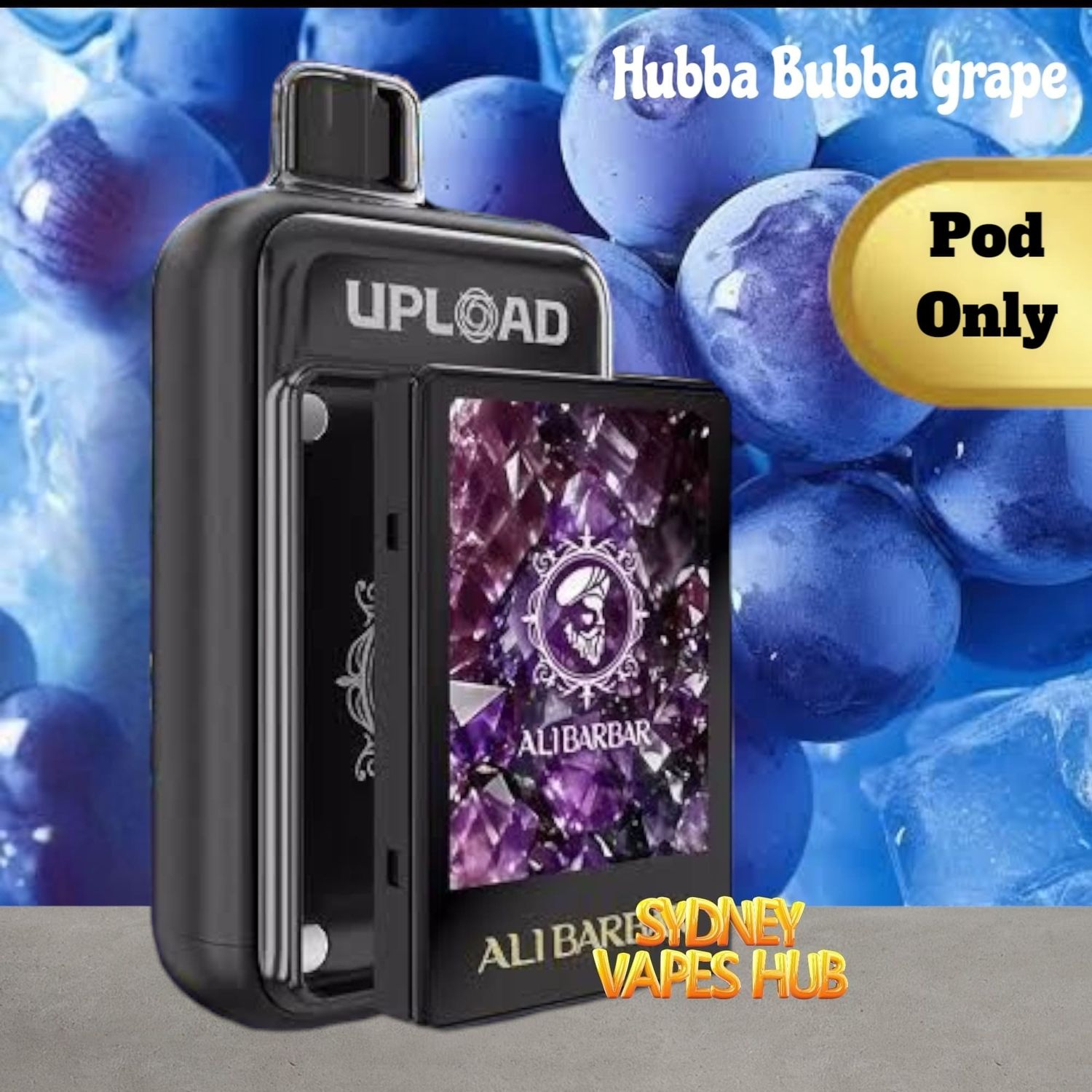 ALIBARBAR 25k - Hubba bubba grape - Pod Only