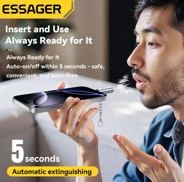 type C smart lighter