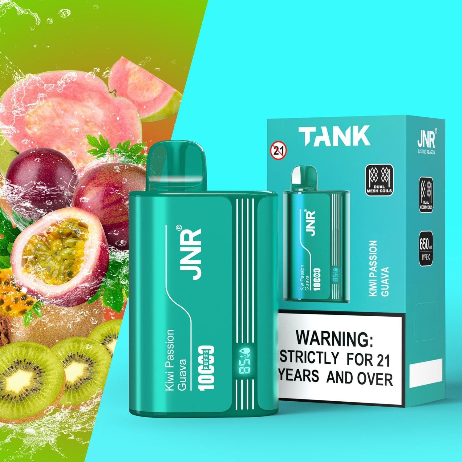JNR Tank Kiwi Passion fruit Guava 