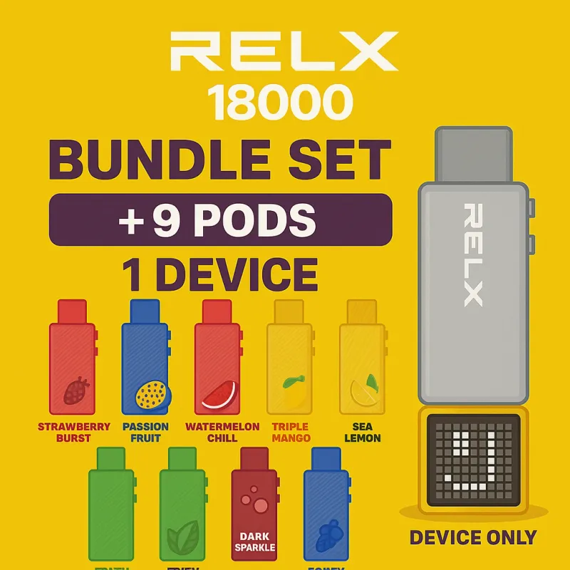 Relx Creator 9 Pods &amp; 1 Device