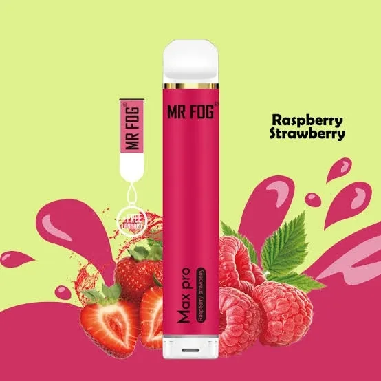MR FOG MAX Pro 2000 Puffs - Raspberry Strawberry