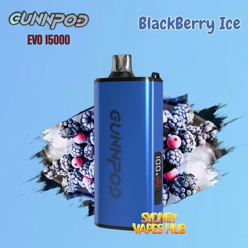 Gunnpod EVO BlackBerry Ice 15000