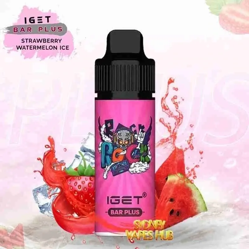 IGET Bar Plus Strawberry Watermelon Ice IGET Bar Plus Strawberry Watermelon Ice