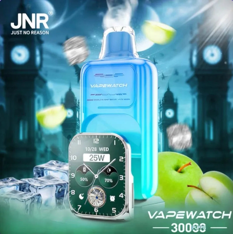 JNR Vape Watch Sour Apple 30000