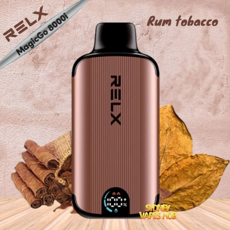 Relx Magic Go 8000 Rum Tobacco