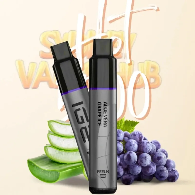 IGET HOT Aloe Vera Grape Ice 5500