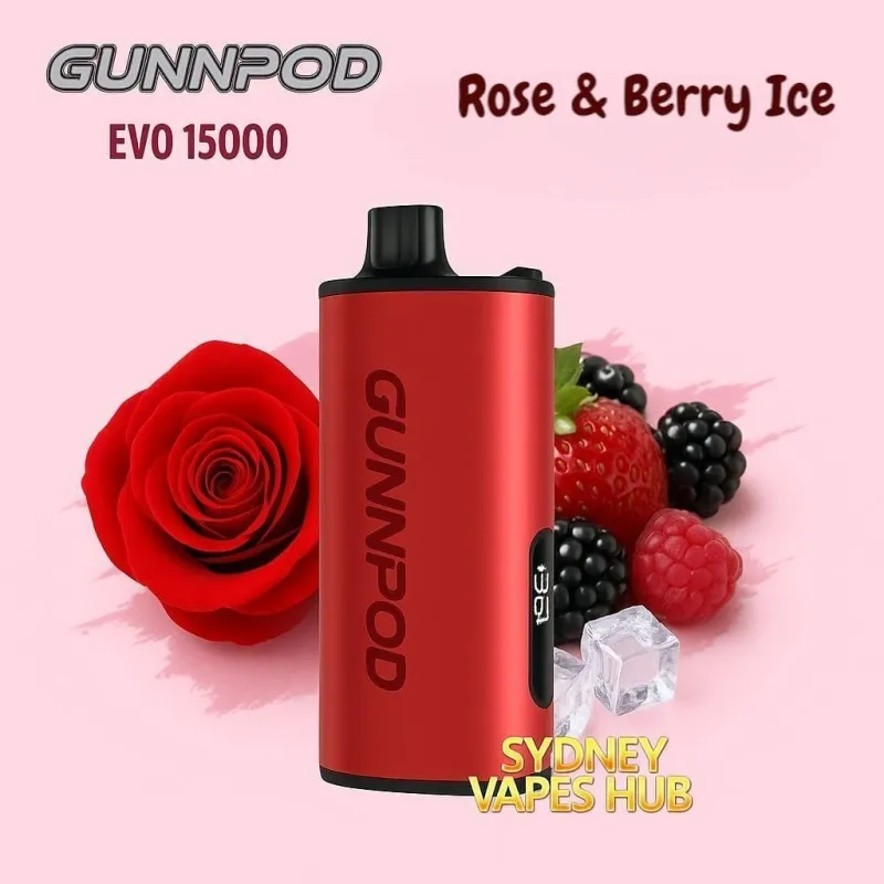 Gunnpod EVO Rose Berry Ice 15K