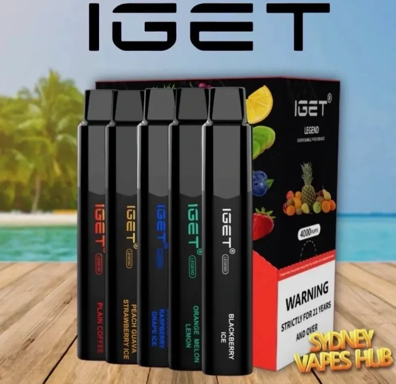 IGET Legend Bulk Vapes 10 Pack 4000