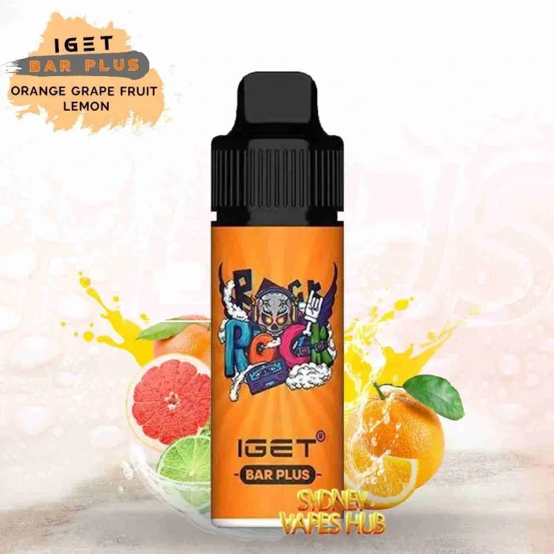 IGET Bar Plus Orange Grape fruit lemon