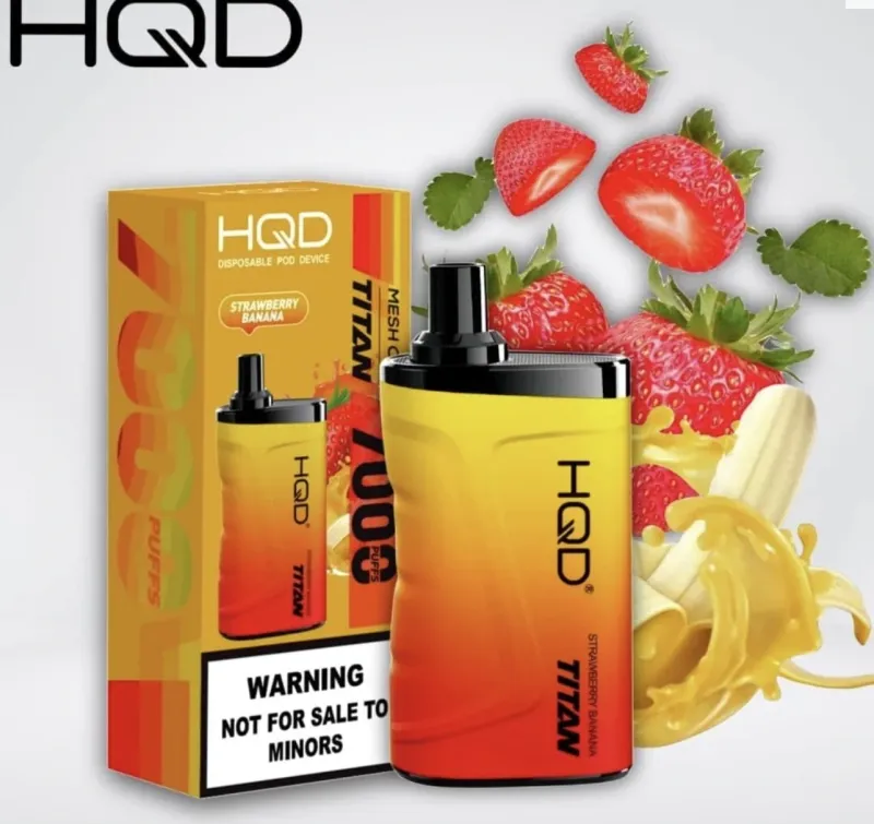 HQD Titan 7000 Strawberry Banana