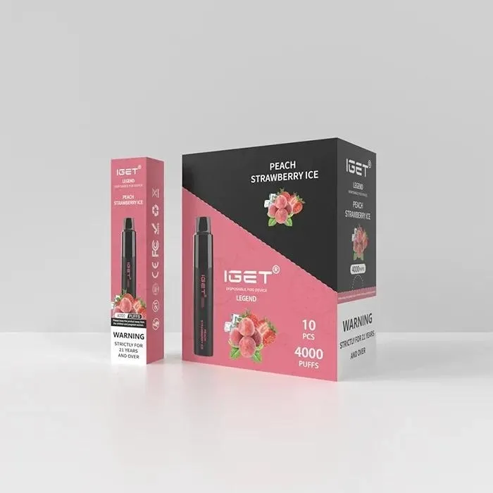 IGET Legend Peach Strawberry Ice 10 Pack