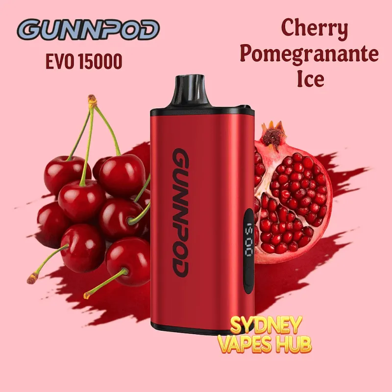 Gunnpod EVO Cherry Pomegranate Ice 15K
