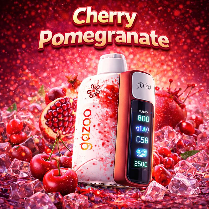 Gazoo Cherry Pomegranate Ice 15000 - Ali BarBar Alternative