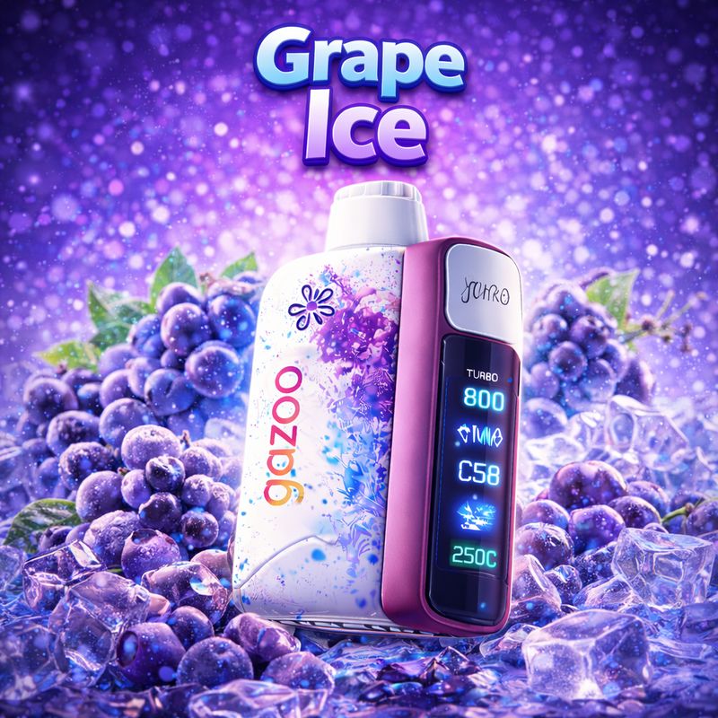 Gazoo Grape  Ice 15000 - Ali BarBar Alternative