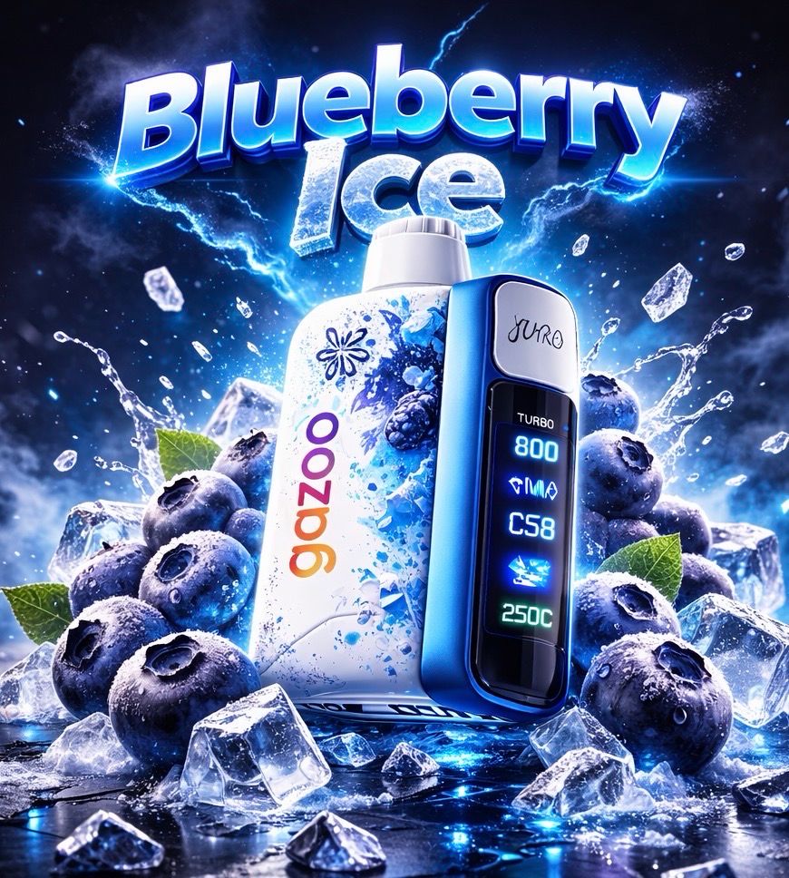 Gazoo 15000 - Blueberry Ice - Alibarbar Alternative