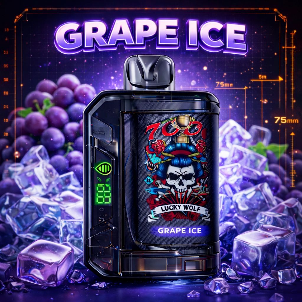 Lucky Wolf 7000 - Grape Ice