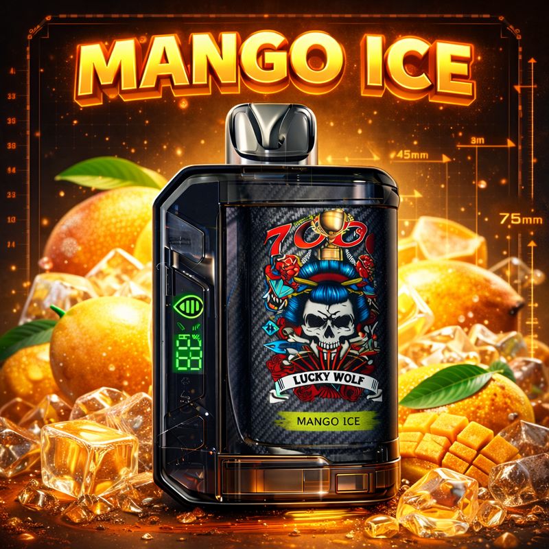 Lucky Wolf 7000 - Mango Ice