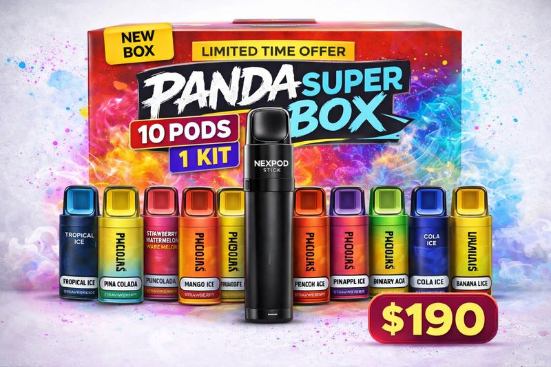 Panda Super Box 10 Pods And 1 Kit