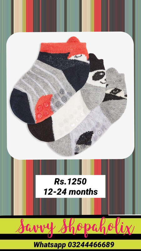 Baby Boys&#39; 3 Pack Animal Print Low-Cut Socks By JOE FREH