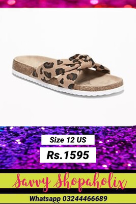 OLDNAVY Cheetah Slippers/ Shoes