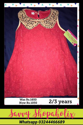 Dress With Sequin Cuff