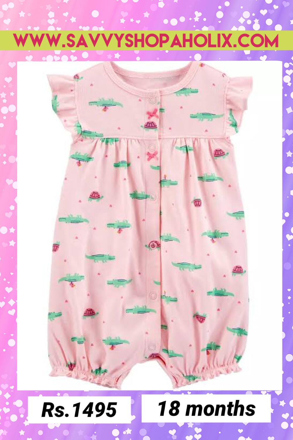 Summer Ice Cream Romper by George, Size: 12-18 months