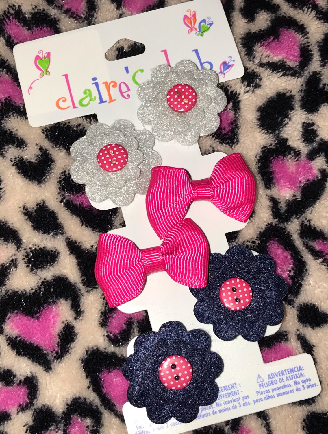 6pk Hair Clips By CLAIRE’s