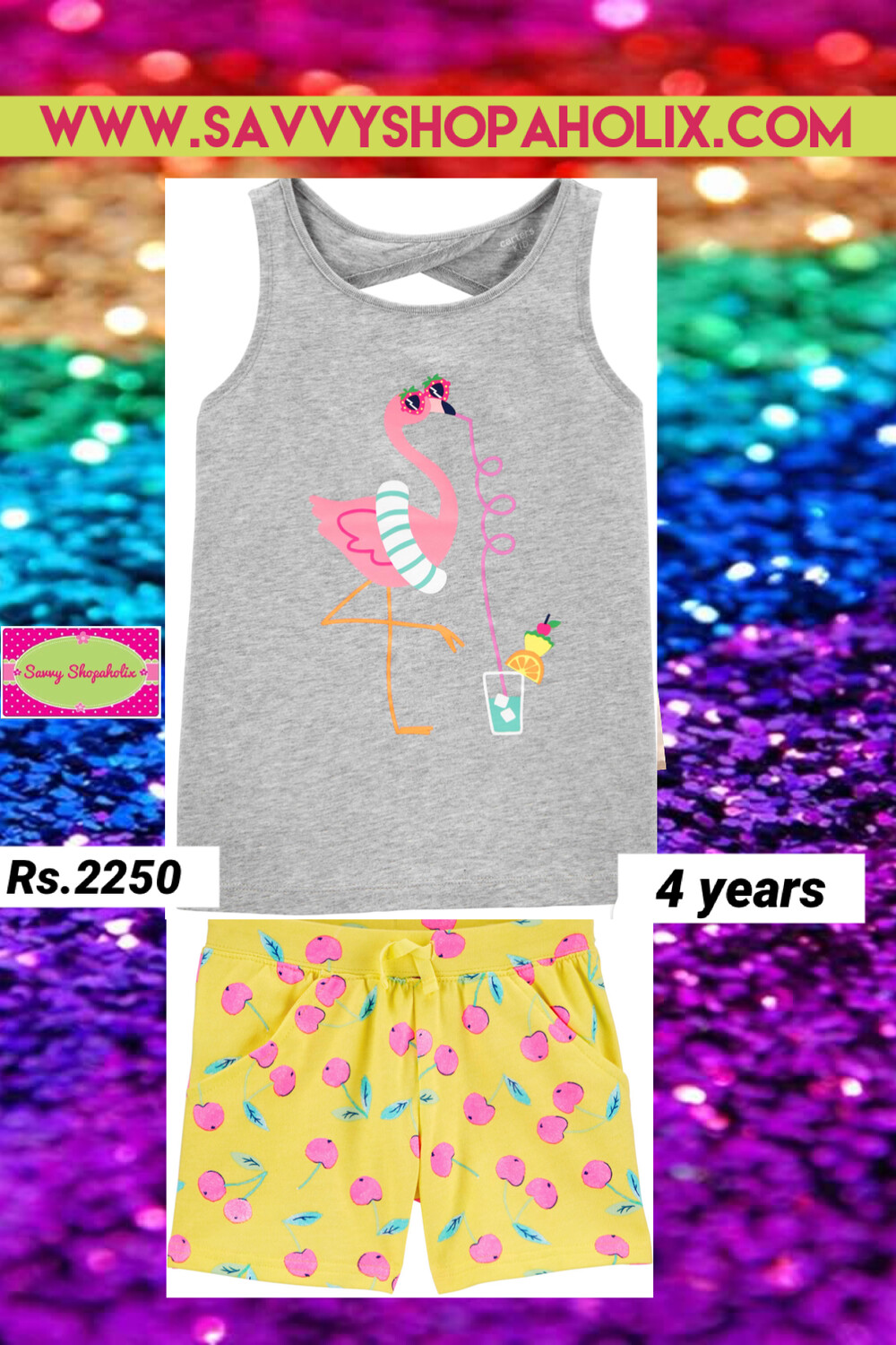 Girl&#39;s Tank And Shorts Outfit by Carter&#39;s