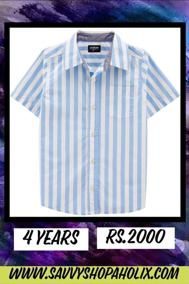 Boy Button Down Shirt By OshKosh