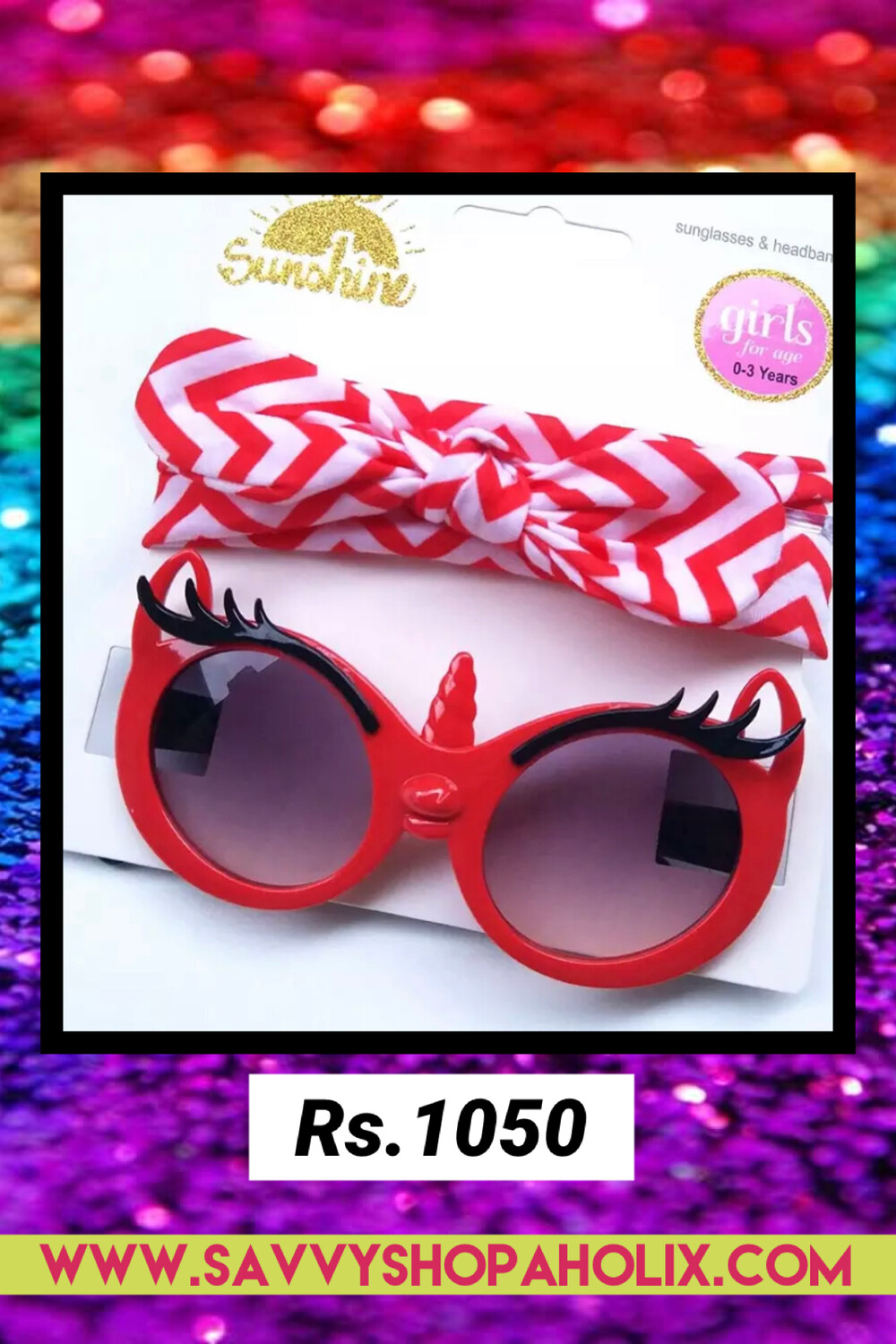 2pk Set Sunglasses And Headband
