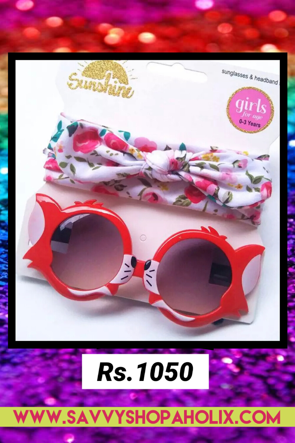 2pk Set Sunglasses And Hair Band
