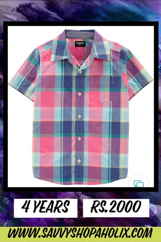 Boy Button Down Shirt By OshKosh