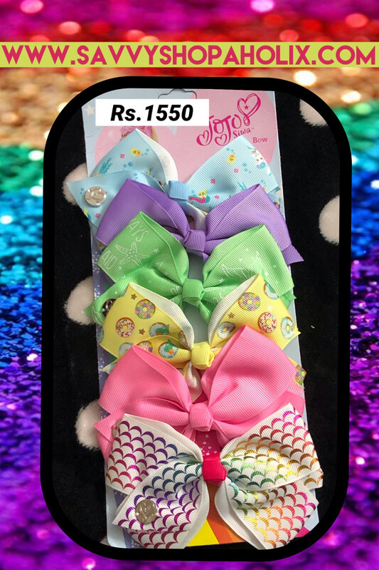 JOJO Siwa 5” Bows 6pk Set