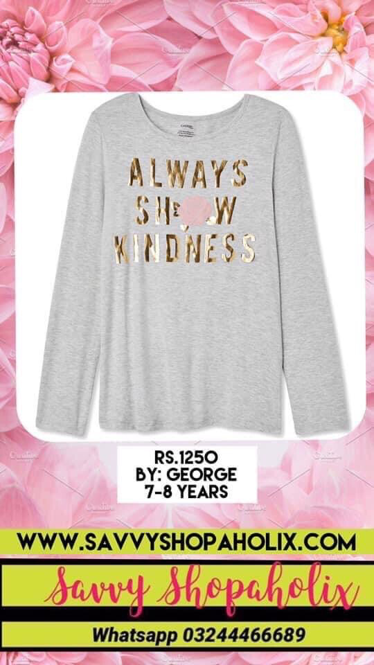 Always Show Kindness T Shirt by George