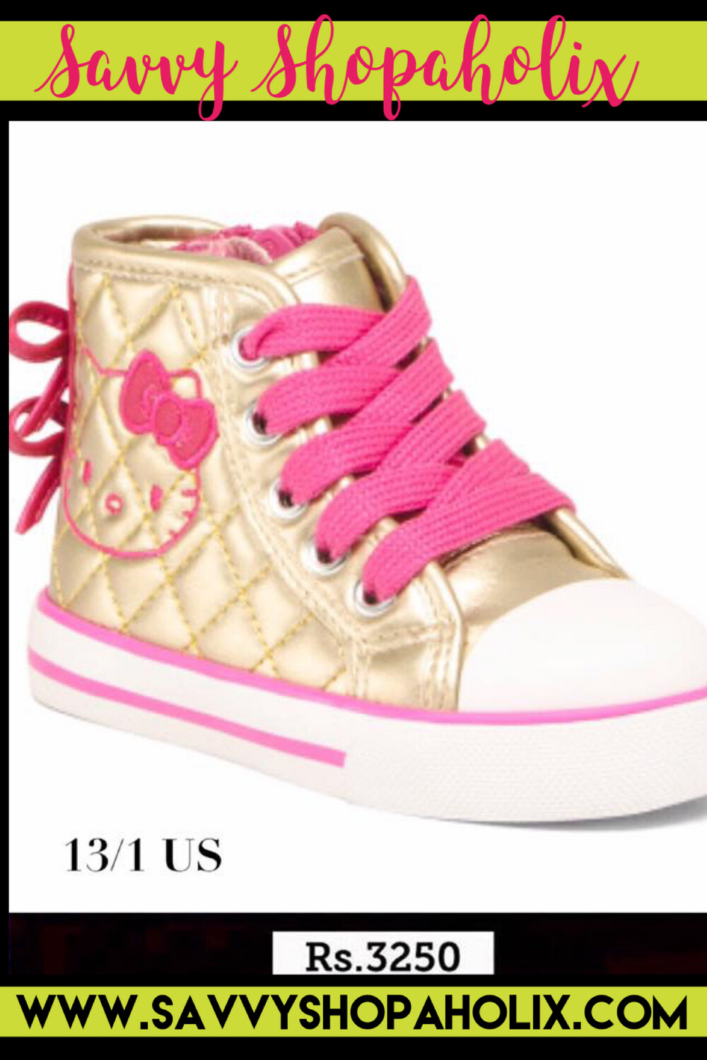 Hi Top Hello Kitty Sneakers/ Shoes