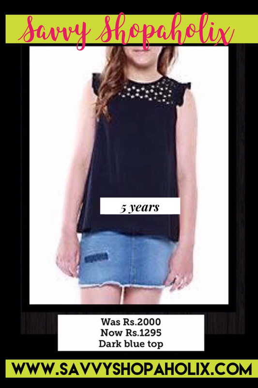 Dark Blue Chiffon Top