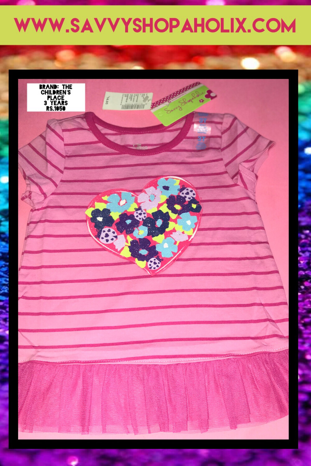 Pink Peplum Top By The Children’s Place