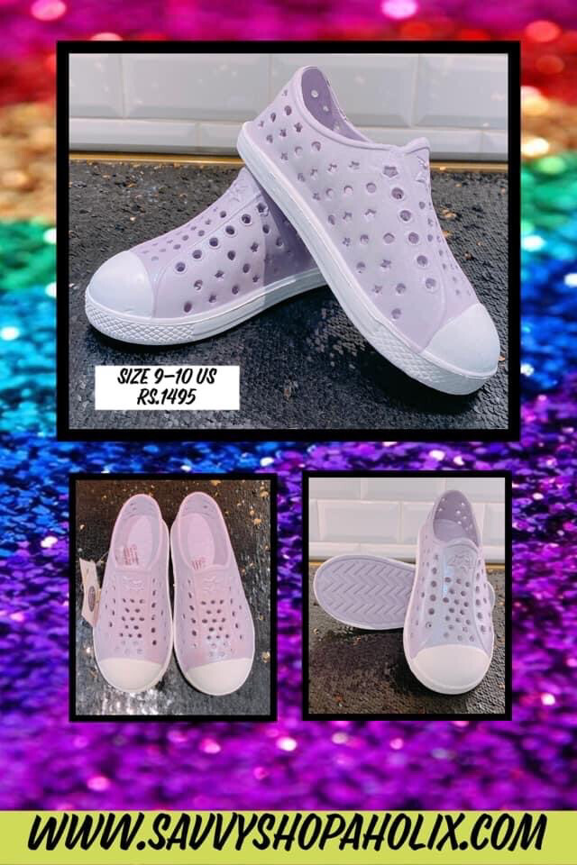 Sparkle Purple Crocs/shoes By George