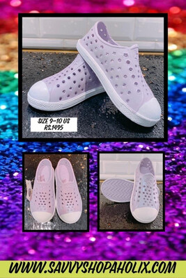 Sparkle Purple Crocs/shoes By George