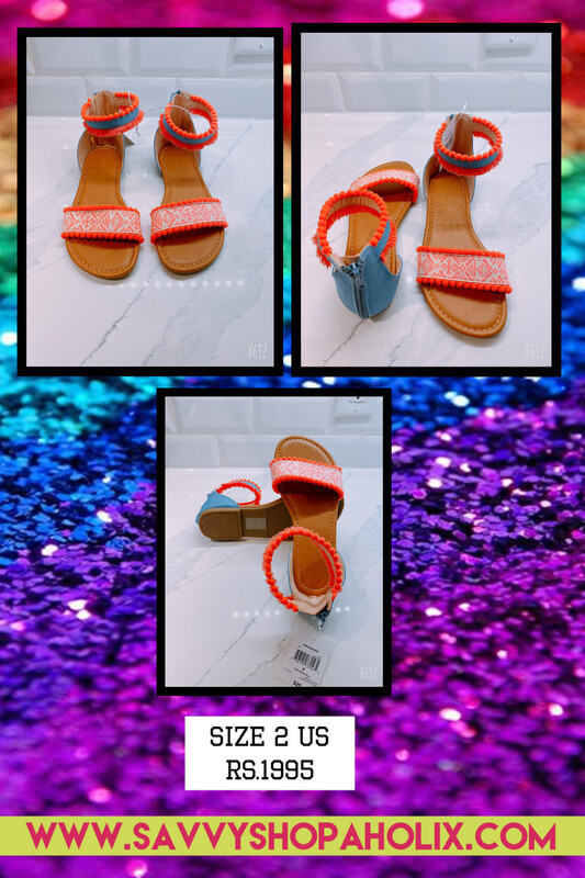 Pom Pom Sandals/ Shoes By George