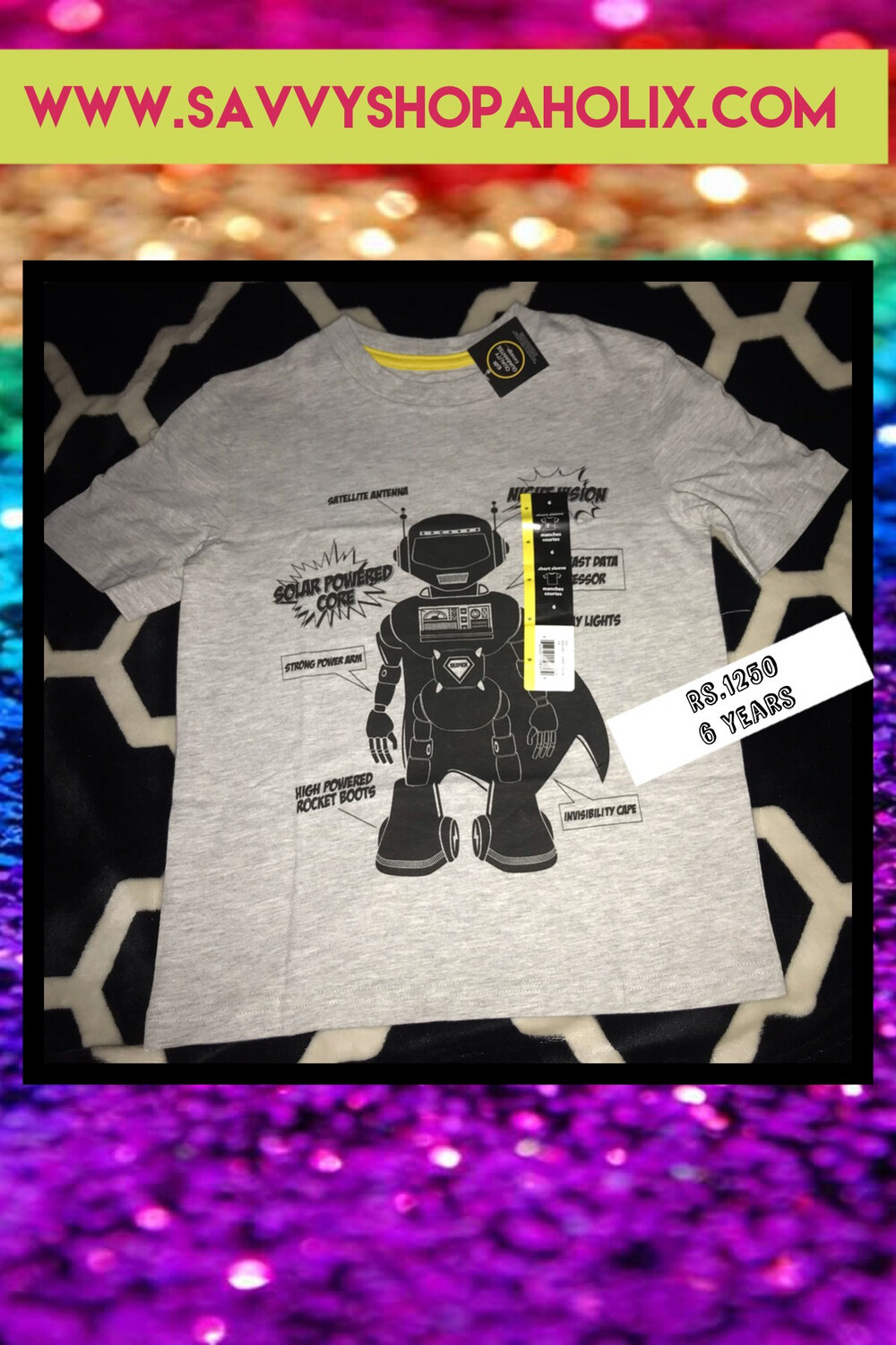 Robot T-shirt By George