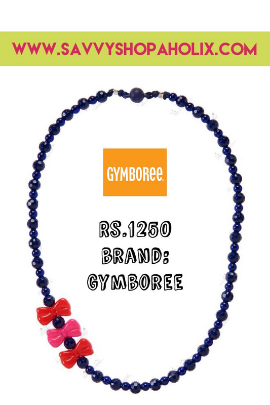 Gymboree Red And Pink Bow Necklace