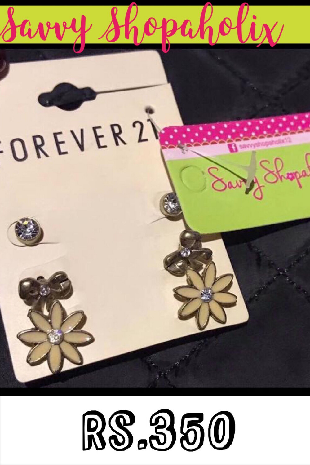 3pc Earrings Set By Forever21