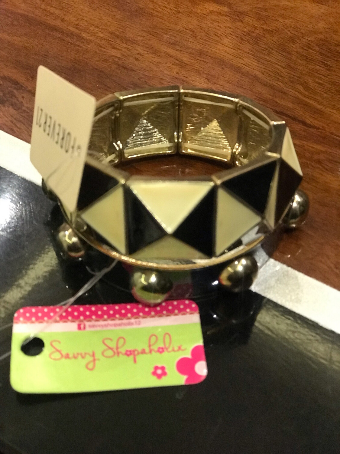 Forever21 Bangle And Stretch Bracelet Set