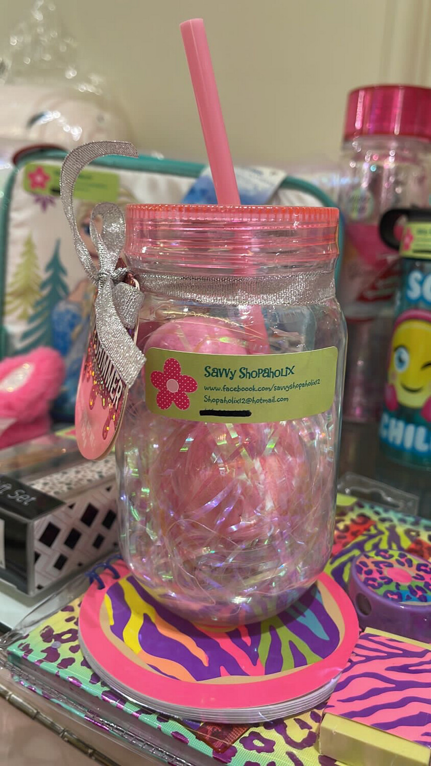 Mason Jar With 3 Bath Bombs By Justice