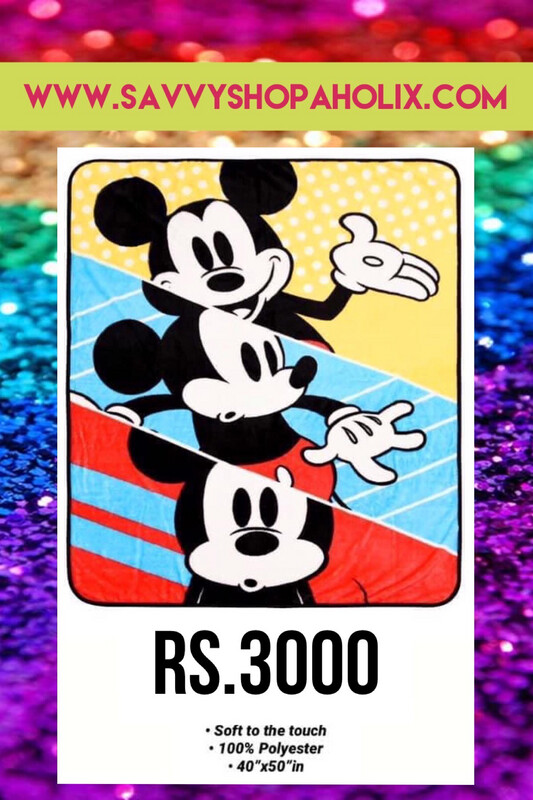 Mickey Mouse Soft Blanket