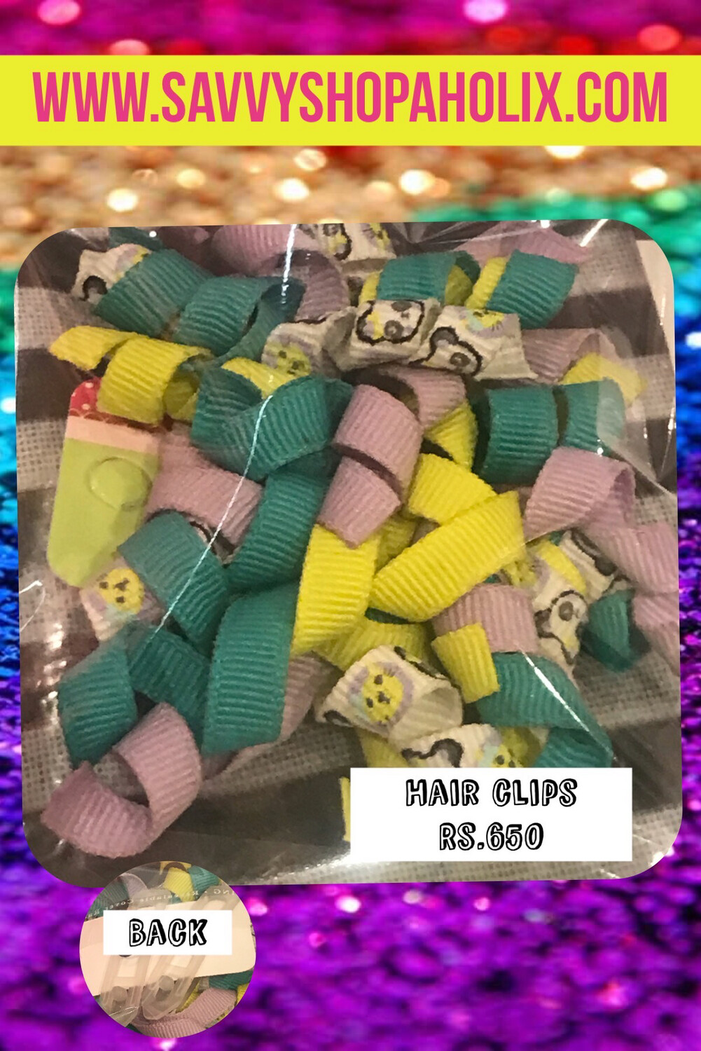 Gymboree Curly Hair Clips