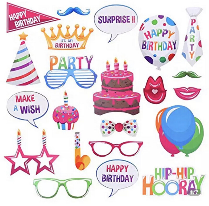Birthday Photo Props